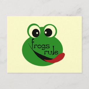 Carte Postale T-shirts et cadeaux Frogs Rule