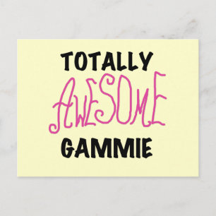 Carte Postale T-shirts et cadeaux Gammie Pink totalement géniaux