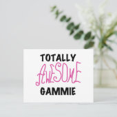 Carte Postale T-shirts et cadeaux Gammie Pink totalement géniaux (Debout devant)