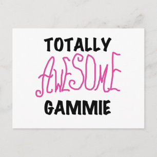 Carte Postale T-shirts et cadeaux Gammie Pink totalement géniaux