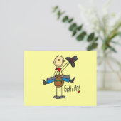 Carte Postale T-shirts et cadeaux Giddy Up Cowboy (Debout devant)