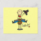 Carte Postale T-shirts et cadeaux Giddy Up Cowboy (Devant)