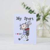 Carte Postale T-shirts et cadeaux Golf My Sport (Debout devant)
