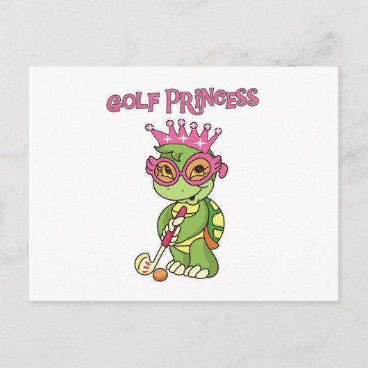 Carte Postale T-shirts et cadeaux Golf Princess (Devant)
