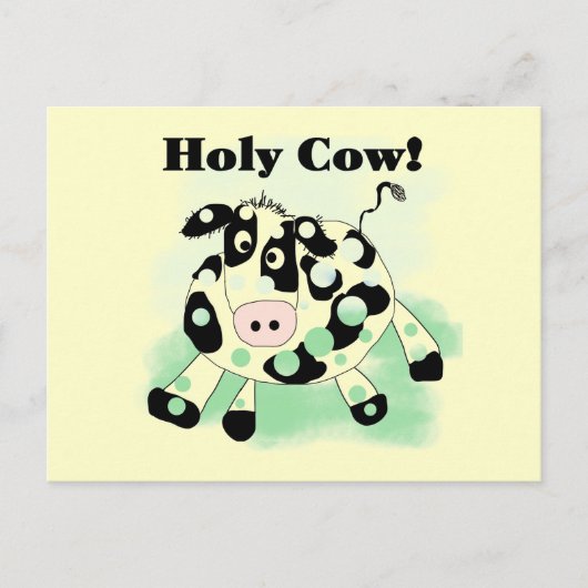 Carte Postale T-shirts et cadeaux Holy Cow (Devant)