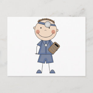 Carte Postale T-shirts et cadeaux Homme Docteur