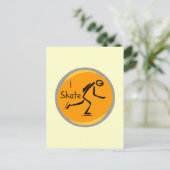 Carte Postale T-shirts et cadeaux I Patinage (Debout devant)