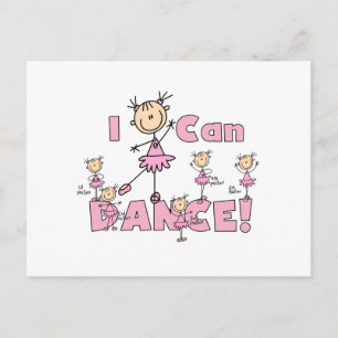 Carte Postale T-shirts et cadeaux Je peux danser