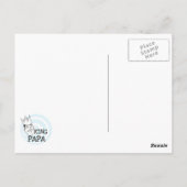 Carte Postale T-shirts et cadeaux King Papa (Dos)