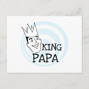 Carte Postale T-shirts et cadeaux King Papa
