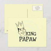 Carte Postale T-shirts et cadeaux King Papaw (Devant / Derrière)