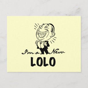 Carte Postale T-shirts et cadeaux Lolo neufs souriants
