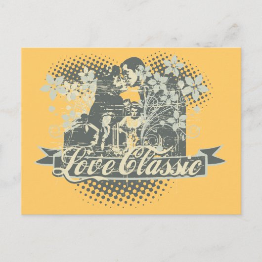 Carte Postale T-shirts et cadeaux Love Classic (Devant)