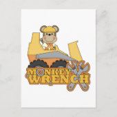 Carte Postale T-shirts et cadeaux Monkey Wrench Bulldozer (Devant)