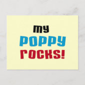 Carte Postale T-shirts et cadeaux My Poppy Rocks (Devant)
