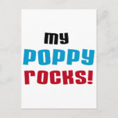 Carte Postale T-shirts et cadeaux My Poppy Rocks (Devant)