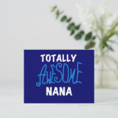 Carte Postale T-shirts et cadeaux Nana Blue totalement géniaux (Debout devant)