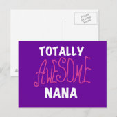 Carte Postale T-shirts et cadeaux Nana Pink totalement géniaux (Devant / Derrière)