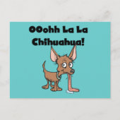 Carte Postale T-shirts et cadeaux Oohh La La Chihuahua (Devant)