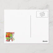 Carte Postale T-shirts et cadeaux Owl First Birthday (Dos)