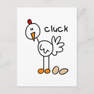 Carte Postale T-shirts et cadeaux Poule dit Cocot