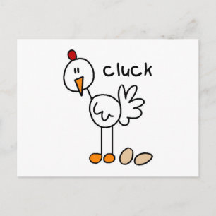 Carte Postale T-shirts et cadeaux Poule dit Cocot