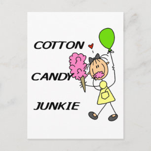 Carte Postale T-shirts et Cadeaux pour Accros de Barbe à Papa