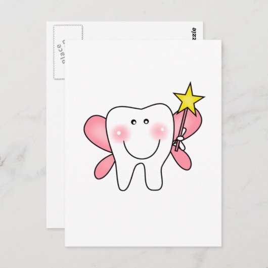 Carte Postale T-shirts et cadeaux pour dents (Devant / Derrière)