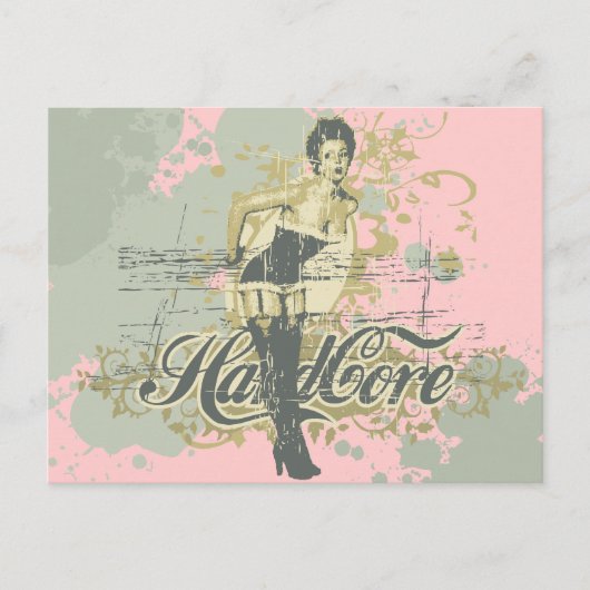 Carte Postale T-shirts et cadeaux pour filles à coeur dur (Devant)