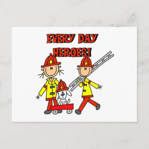 Carte Postale T-shirts et Cadeaux pour les Héros du Quotidien Po