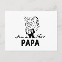 T-shirts et cadeaux pour papa nouveau souriant