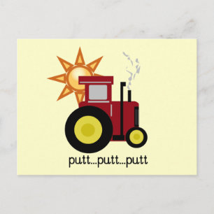 Carte Postale T-shirts et cadeaux Red Farm Tractor