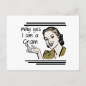 Carte Postale T-shirts et cadeaux Retro Gram (Devant)