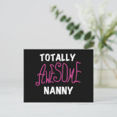 Carte Postale T-shirts et cadeaux rose Nanny absolument géniaux (Debout devant)