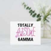 Carte Postale T-shirts et cadeaux roses gamma totalement (Debout devant)