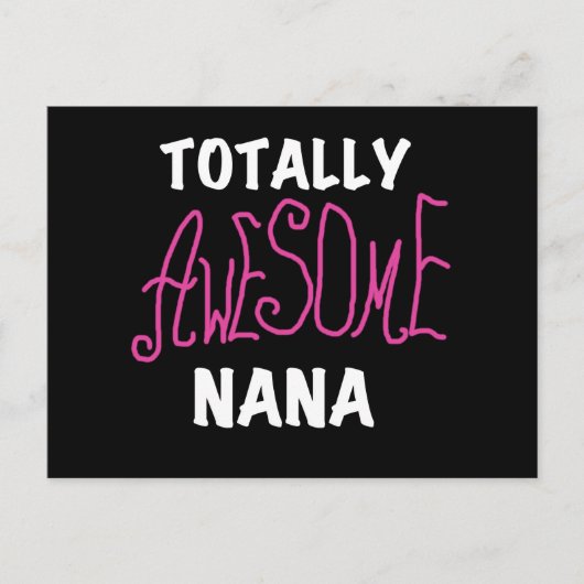 Carte Postale T-shirts et cadeaux roses totalement (Devant)