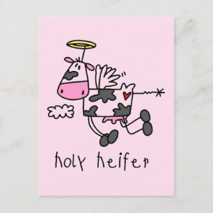 Carte Postale T-shirts et Cadeaux Sainte Génisse