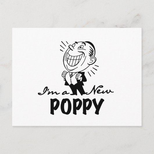 Carte Postale T-shirts et cadeaux Smiling New Poppy (Devant)