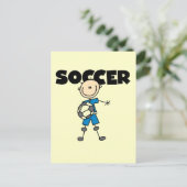 Carte Postale T-shirts et cadeaux SOCCER (Debout devant)