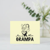 Carte Postale T-shirts et cadeaux souriants New Grampa (Debout devant)
