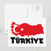 Carte Postale T-shirts et cadeaux turcs (Devant / Derrière)