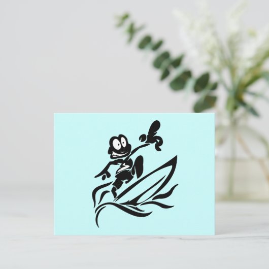 Carte Postale T-shirts et cadeaux Yo Dude Surfing (Debout devant)