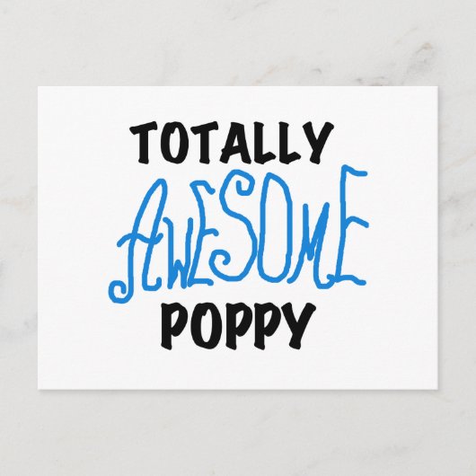 Carte Postale T-shirts et GIfts Poppy absolument géniaux (Devant)