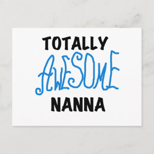 Carte Postale T-shirts Nanna Blue et GIfts absolument géniaux
