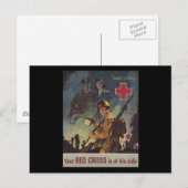 Carte Postale Ta Croix Rouge Est De Son Côté (Devant / Derrière)