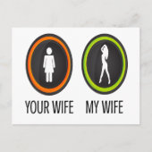 Carte Postale Ta Femme Ma Femme (Devant)