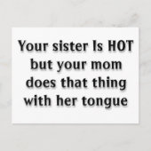 Carte Postale Ta mère (Devant)