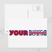 Carte Postale Ta mère (Devant / Derrière)