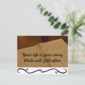 Carte Postale Ta vie est ton histoire (Debout devant)