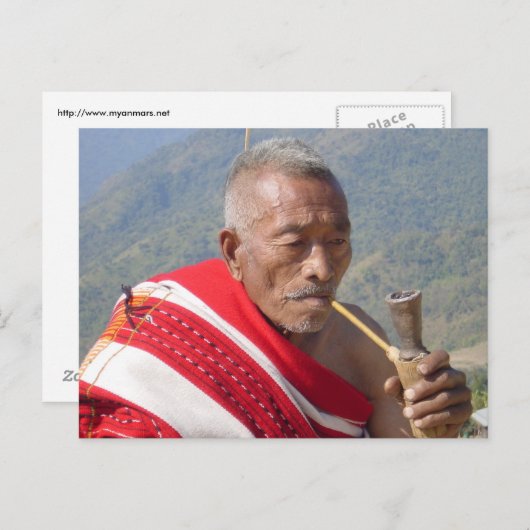 Carte Postale Tabagisme (Devant / Derrière)